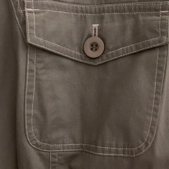 Liz and Me Very Soft Jacket Olive Green 3x - Picture 4 of 6